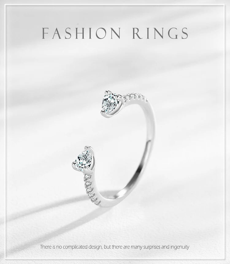 Bague « Goutte de Rosée » — argent 925 et zirconium