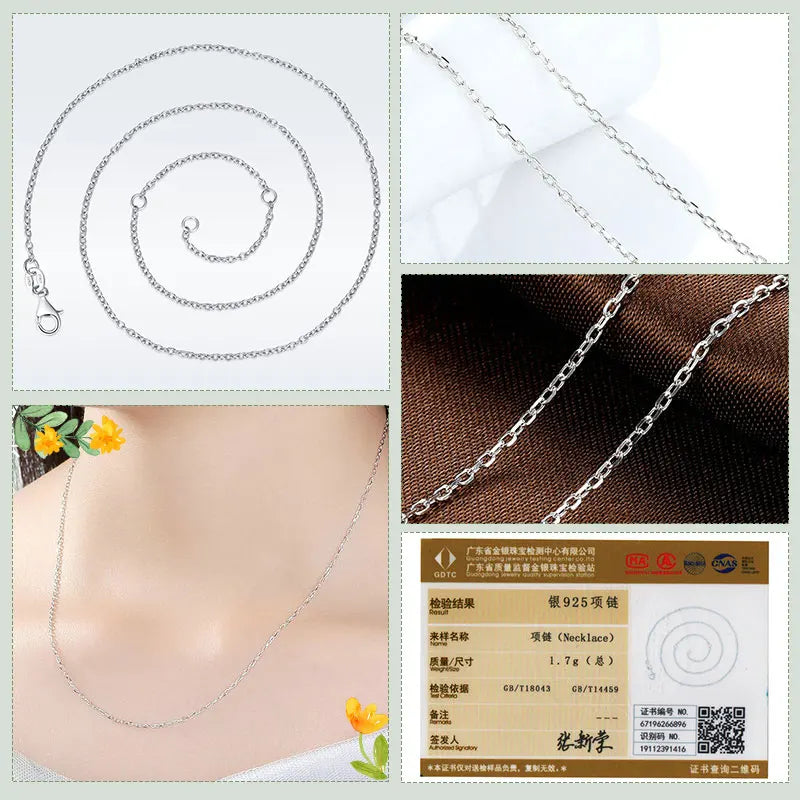 Collier « Lueur Rosée » — plaqué or rose sur argent 925