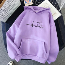 Charger l&#39;image dans la galerie, Sweat_couple_assorti_Ligne_de_Vie violet
