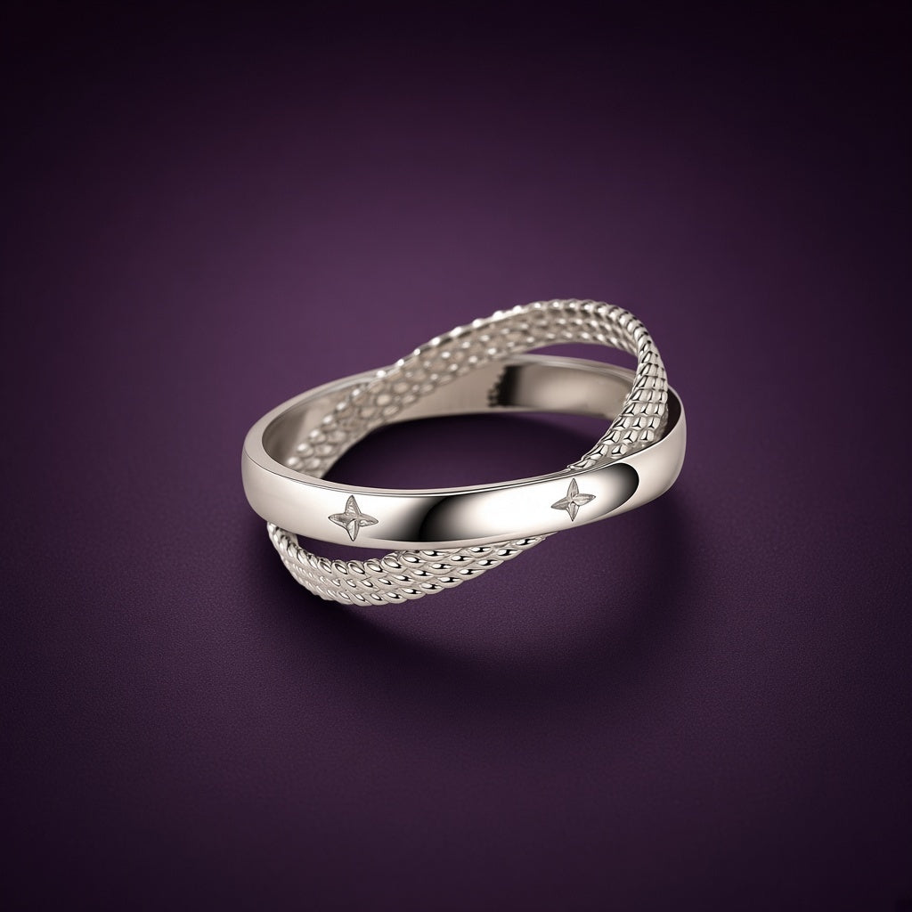 Bague Constellation vue de dessus