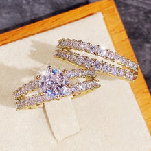 Charger l&#39;image dans la galerie, bague-femme-luxe-zirconium-tendance-2025-hypoallergenique
