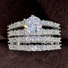 Charger l&#39;image dans la galerie, bague-femme-luxe-zirconium-tendance-2025-hypoallergenique
