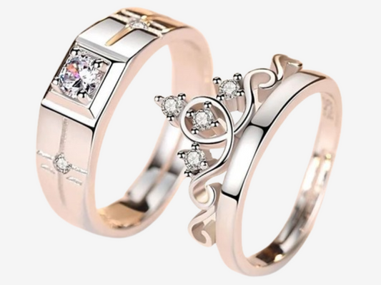 Bague fiançailles cuivre zircon - Détails caractéristiques fournisseur dibellla alliance - Luminori