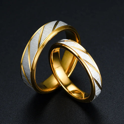 Bague "L’Ondine Éternelle" - Acier Inoxydable & Motif Vague Bague Luminori