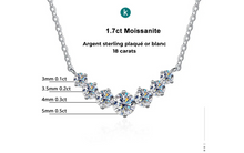 Charger l&#39;image dans la galerie, collier_en_argent 18 carats moissanite
