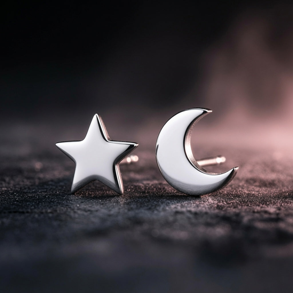 Puces « Premier Ciel » — argent 925