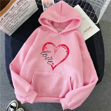 Charger l&#39;image dans la galerie, sweat assorti couple rose
